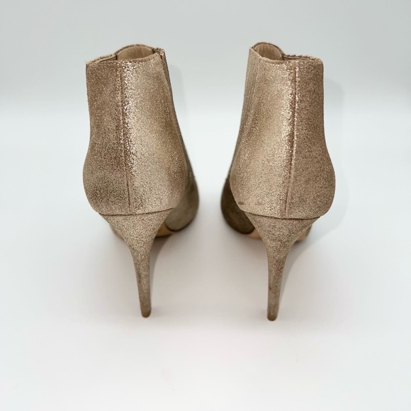 Jimmy Choo Brenna Metallic Peep Toe Bootie - Picture 4 of 5